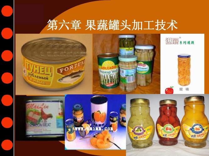 第六章 果蔬罐头加工技术